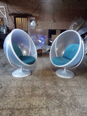 قیمت صندلی شیشه ای پلی کربنات